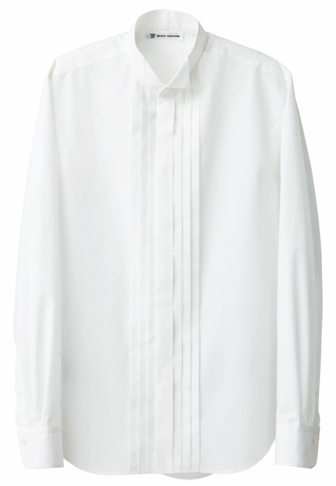 ウイングカラーシャツ [7-CH4440]　ホワイト＃0