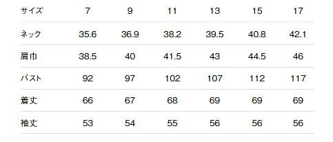 サイズ表