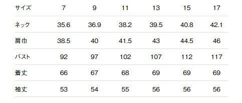 サイズ表