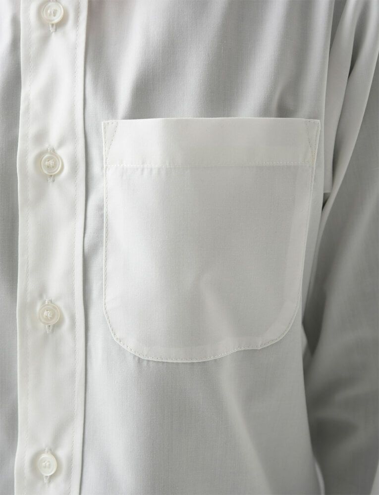 左胸ポケット付き