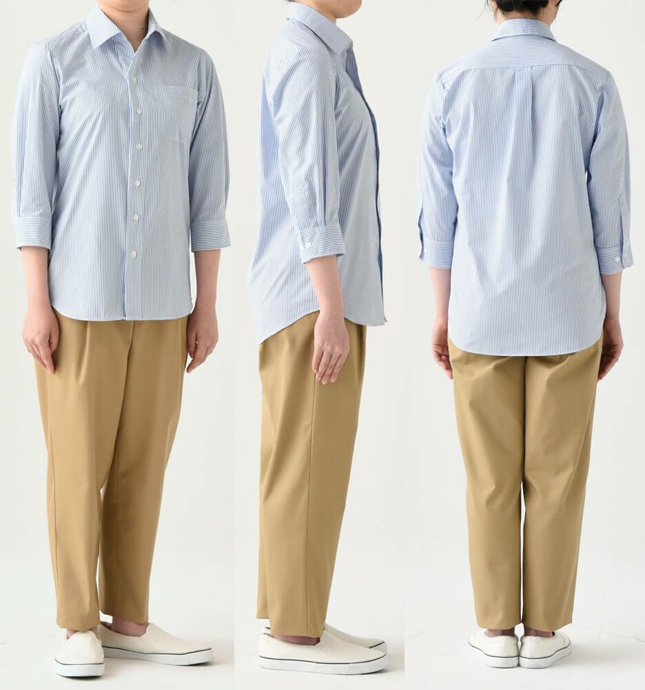 フロント、サイド、バックスタイル