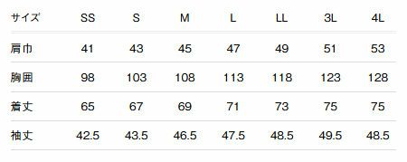 サイズ表