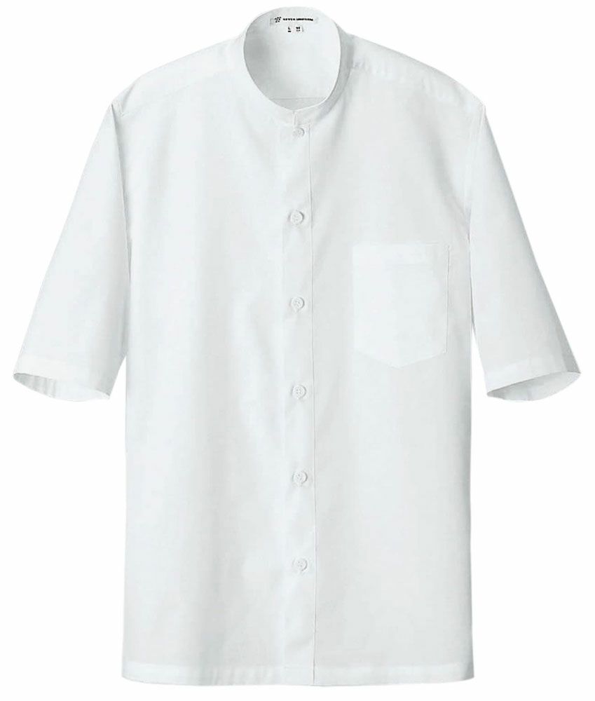 5分袖シャツ [7-WH7604]　ホワイト＃0