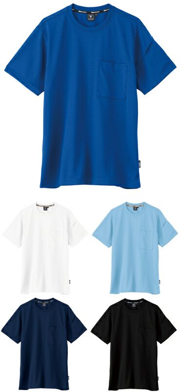 【接触冷感】吸汗速乾半袖Tシャツ（消臭・帯電防止）