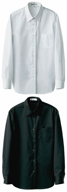 【女性用】長袖ワイシャツ（厚手・丈夫で長持ち！） [7-UH7602]