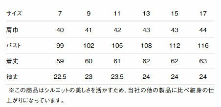 サイズ表