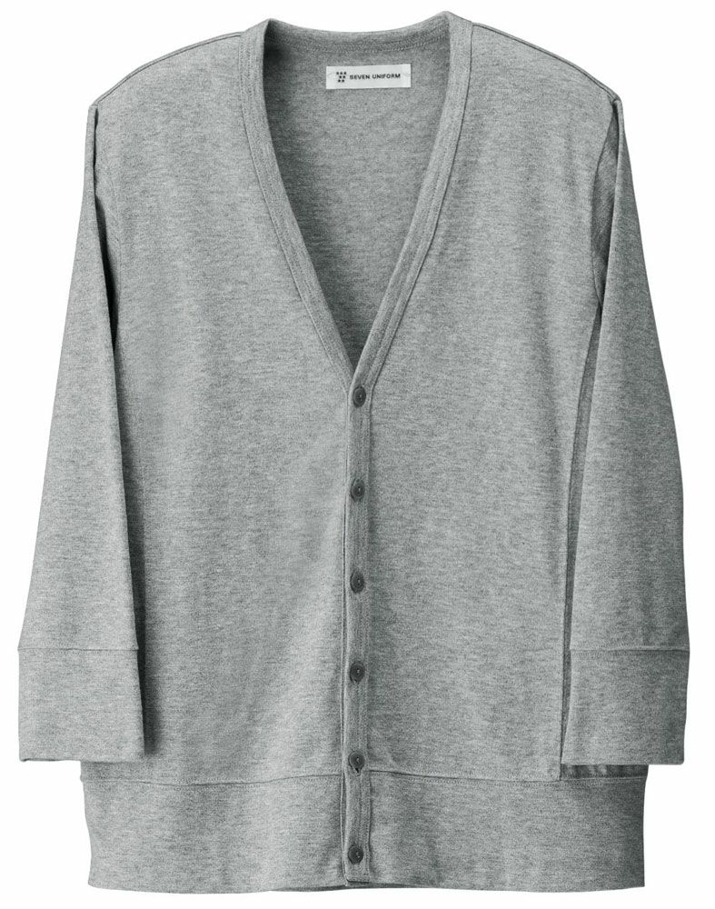 カーディガン [7-CI4316]　杢グレー＃8