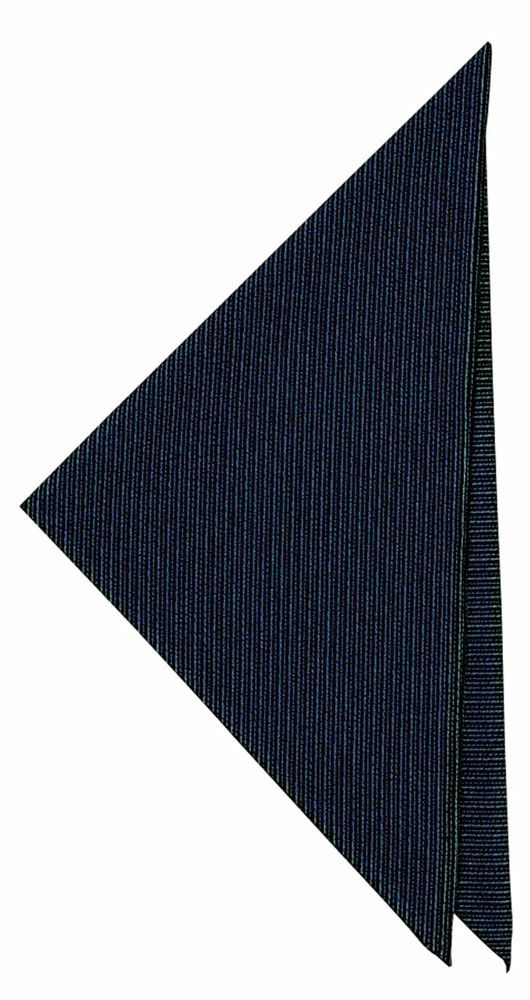 三角巾 [7-EY3504]　藍ストライプ＃1