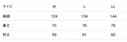 サイズ表