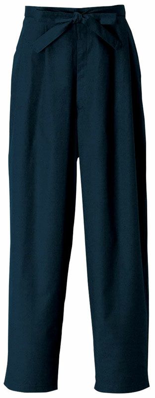 作務衣パンツ [7-EL3391]　藍＃1