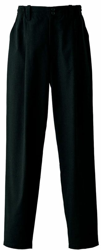 作務衣パンツ [7-EL3395]　黒＃9