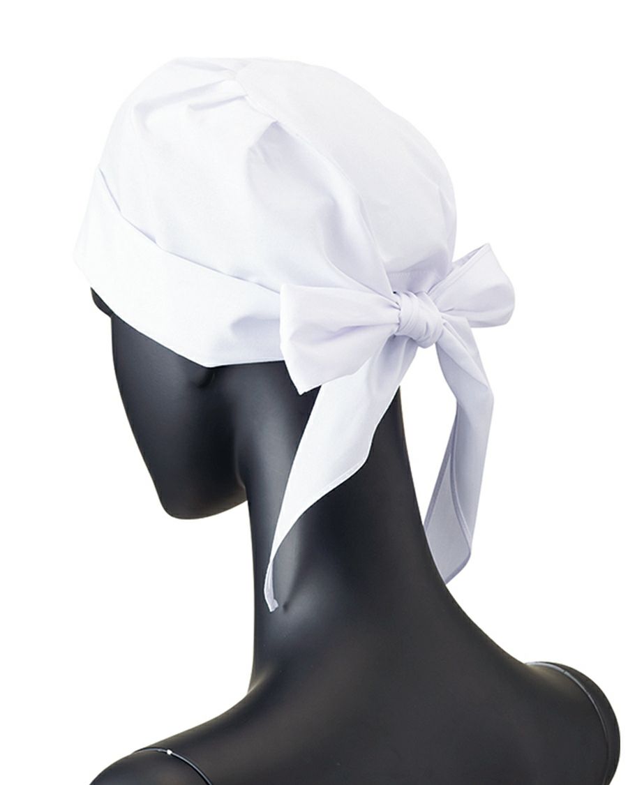 三角巾型帽子 [SRV-67]　ホワイト