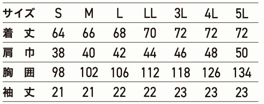 サイズ表
