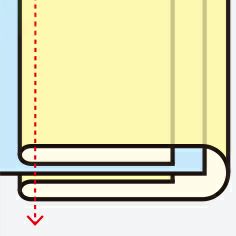 【パイピング縫製】<br>縫い代のほつれの発生による異物混入を軽減