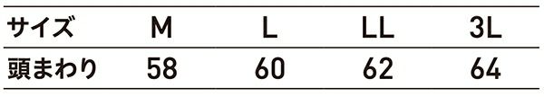 サイズ表