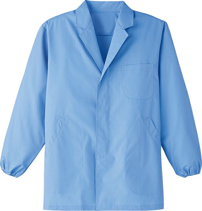 【男性用】調理衣 長袖 [SRV-FA797] サックス