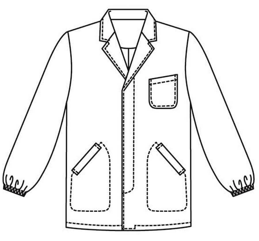 前面シルエット