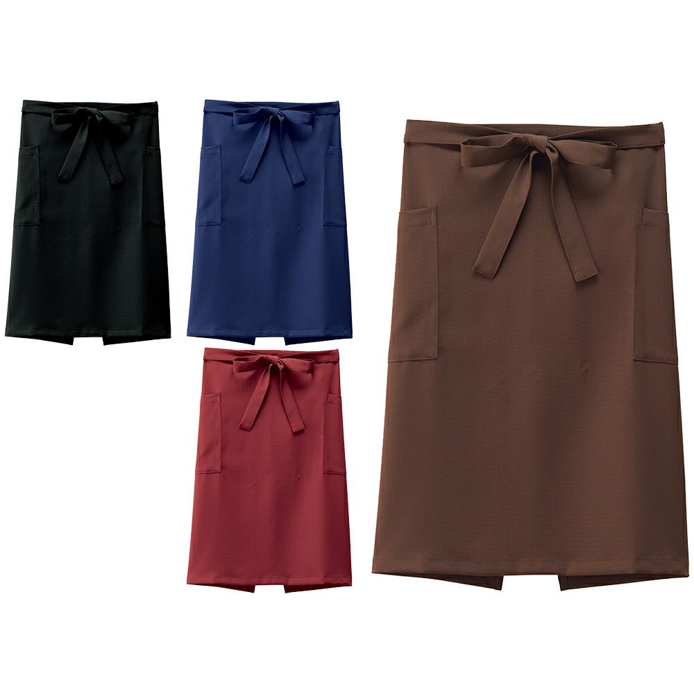 【原着糸生地】ミドルエプロン 