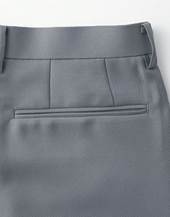 後ろ左右は耐久性に優れた両玉縁ポケット