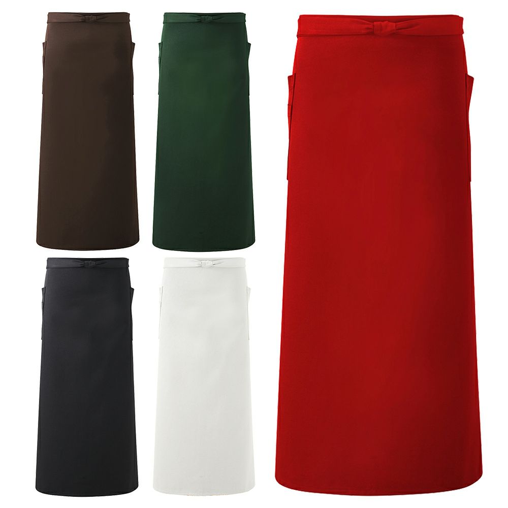 【日本製】ロングソムリエ ペン差付エプロン [KSS-EP500]