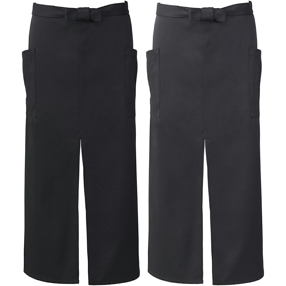 【日本製】ロングスリットエプロン [KSS-ET550W]