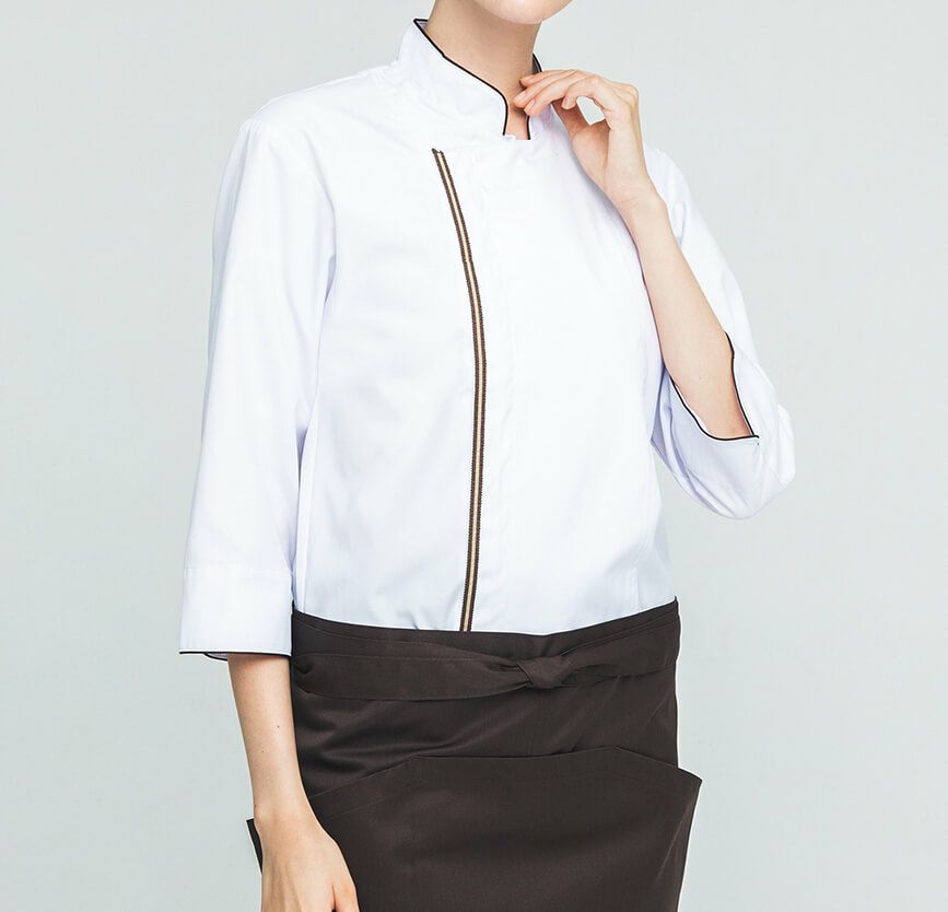 ショップコートの着用イメージ