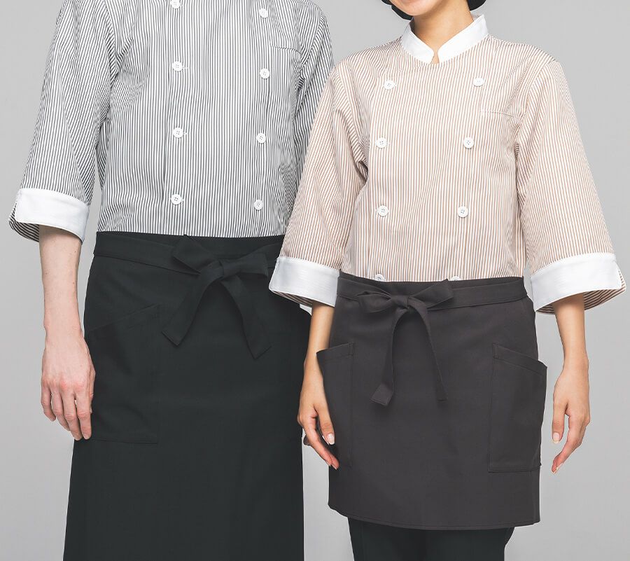 ショップコートの着用イメージ