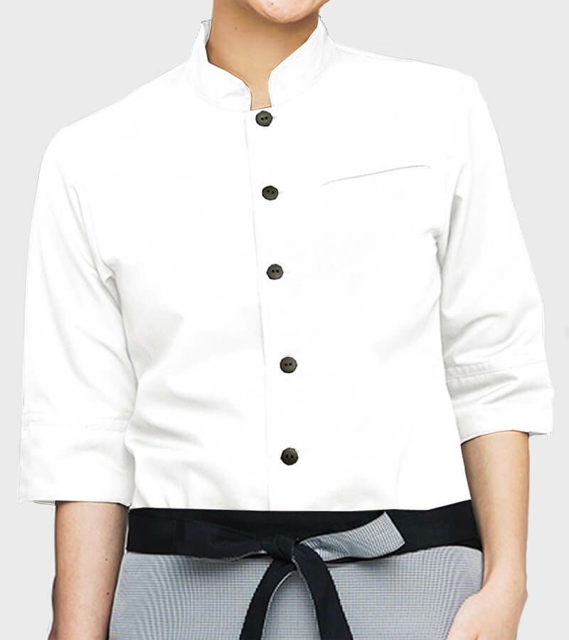 ショップコート着用写真