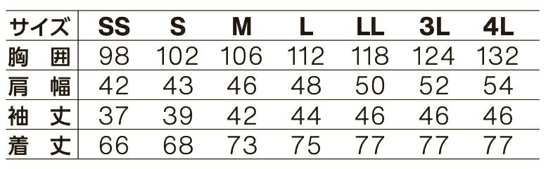 サイズ表