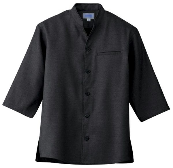 和風ショップコート　ブラック