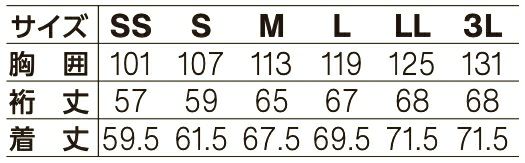 サイズ表