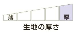 厚手の生地