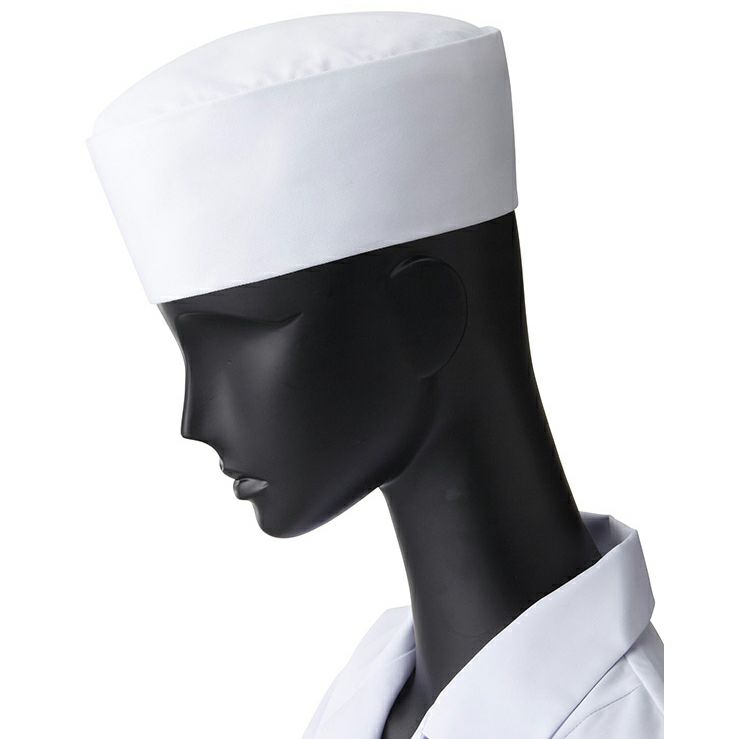 【カツラギ薄手】丸帽 [SRV-20]　ホワイト