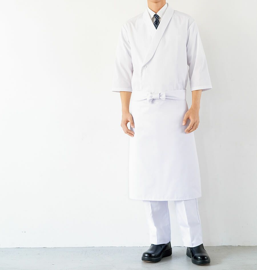 調理衣の着用写真