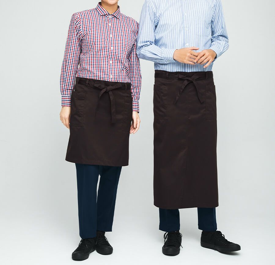 サロンエプロン着用写真