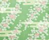 雲取花柄：グリーン