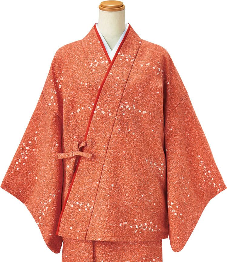 茶衣着 [蒔糊紙散らし]（女性用） [SRV-SODL-1753]