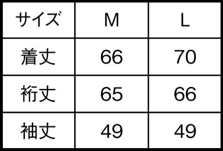 サイズ表