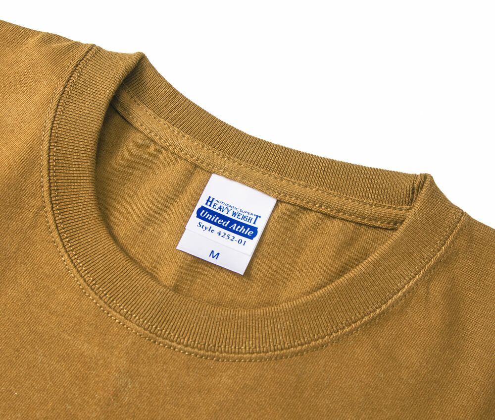 首リブは丈夫なダブルステッチ始末