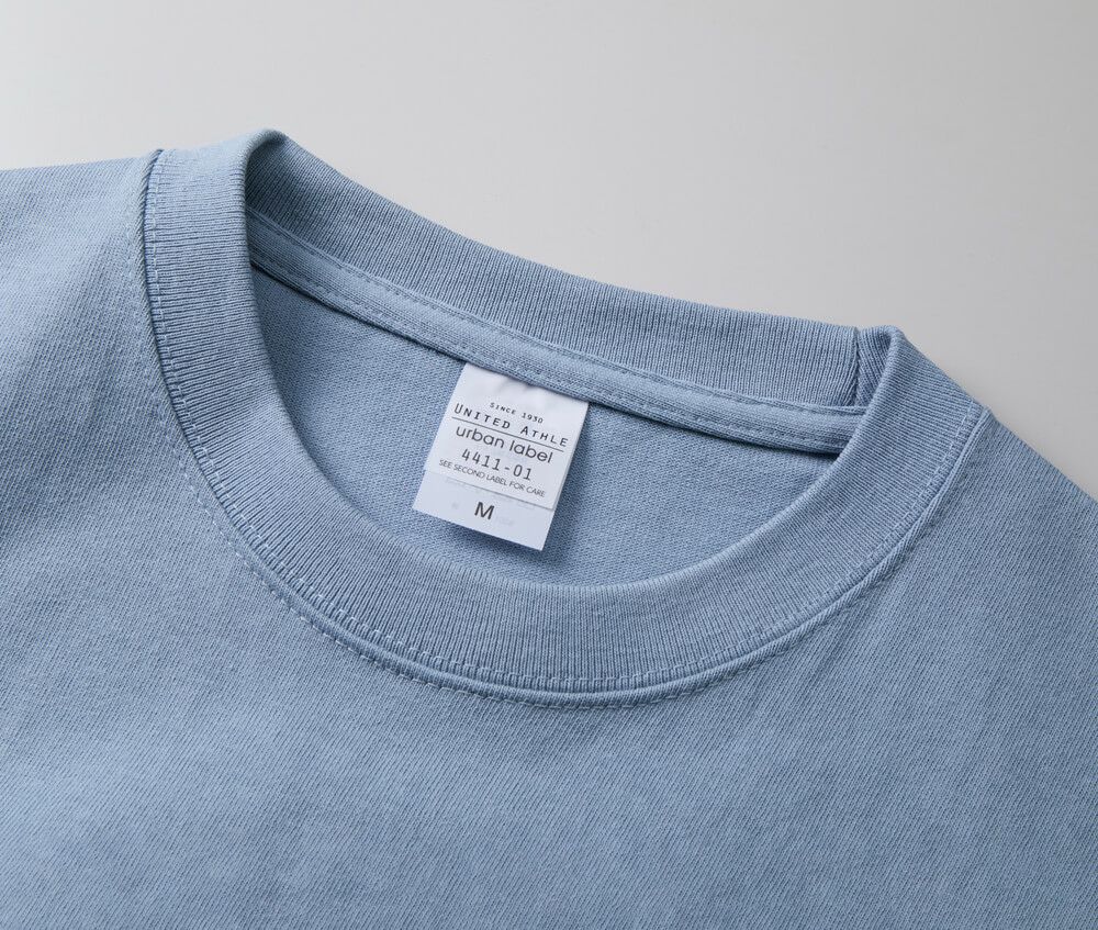 首リブは丈夫なダブルステッチ始末