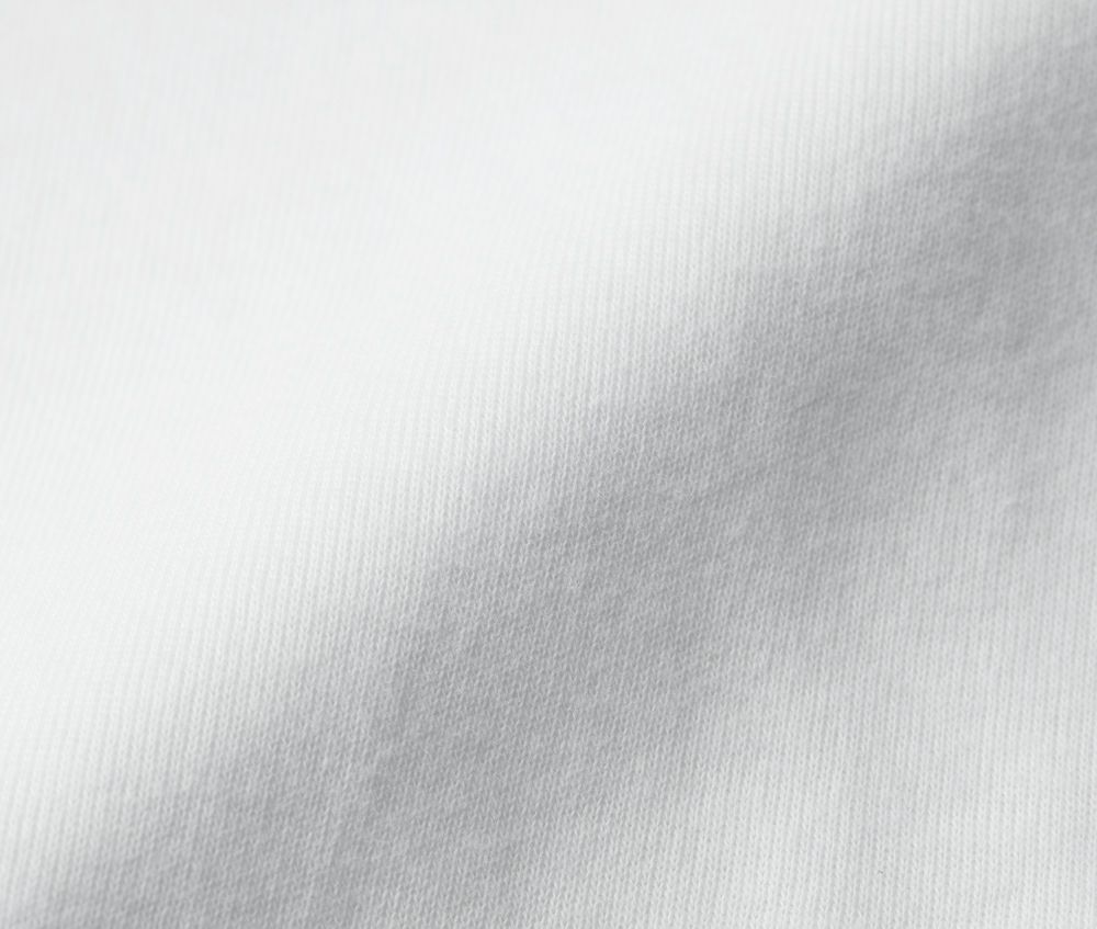 やさしい肌ざわりで着心地抜群の6.2オンスのしっかりしたフライス生地