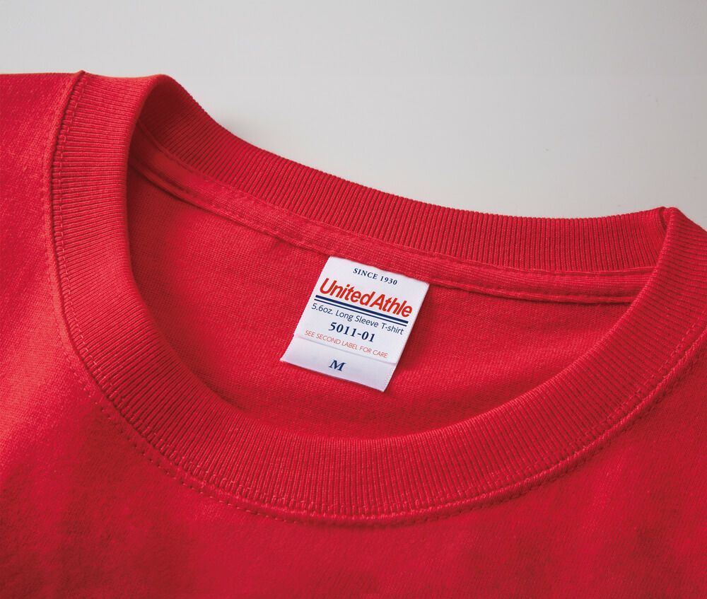 首リブは丈夫なダブルステッチ始末