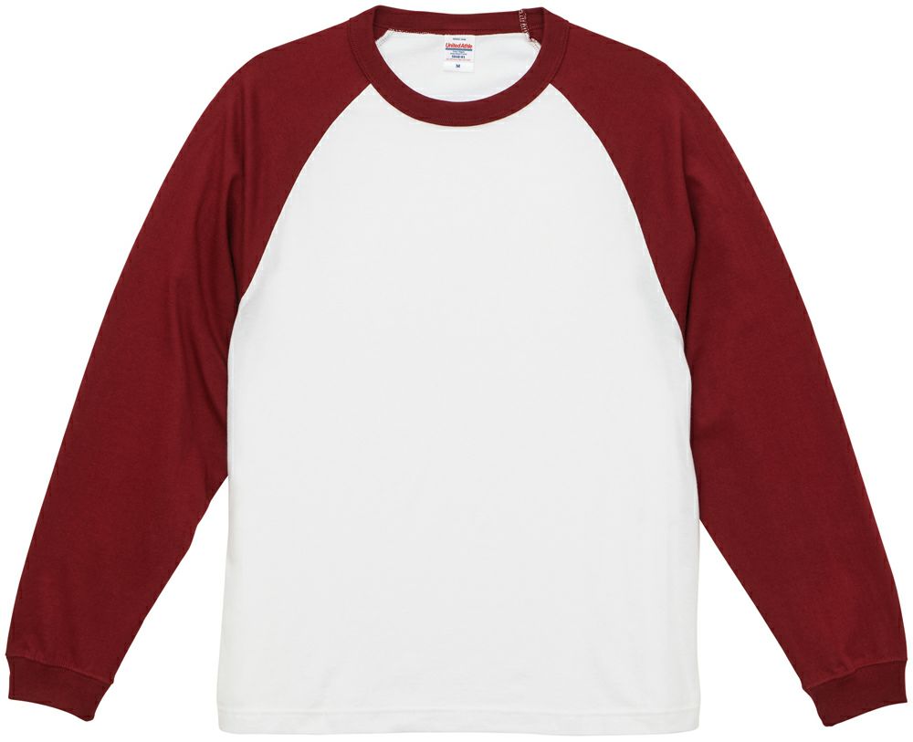 ホワイト／バーガンディ