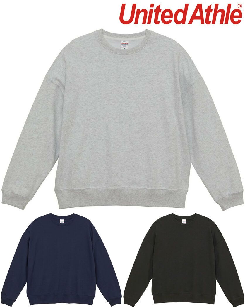 [United Athle] 10.0オンス ビッグシルエット クルーネック スウェット トレーナー(裏パイル) [CAB5205-01] 