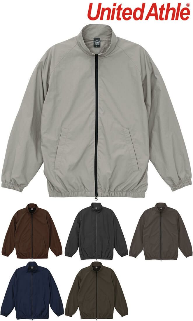 [United Athle] コットンライク ナイロントレーニング スタッフ ジャンパー(裏地付) [CAB7220-01] 