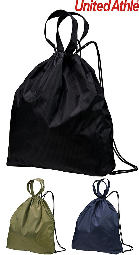  [United Athle] ライトナイロン リップストップ ジムサック [CAB-1419-01]