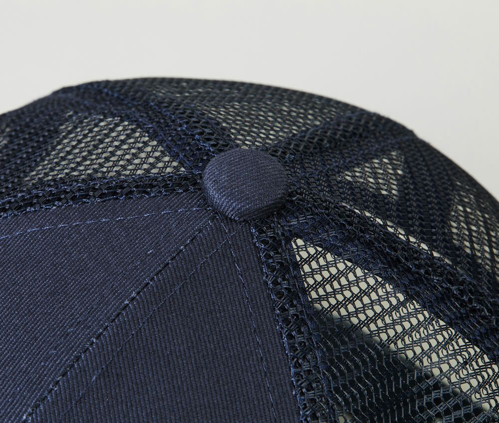 086.ネイビー天ボタン