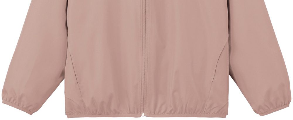 袖口・裾口は同色のバインダー始末