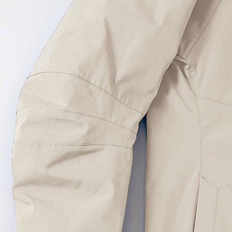 腕が動きやすく裁断