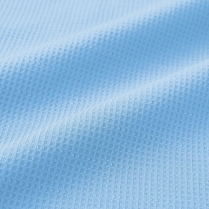 ワッフル裏生地なので肌離れが良い